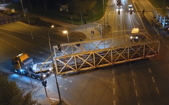 transport konstrukcji stalowej