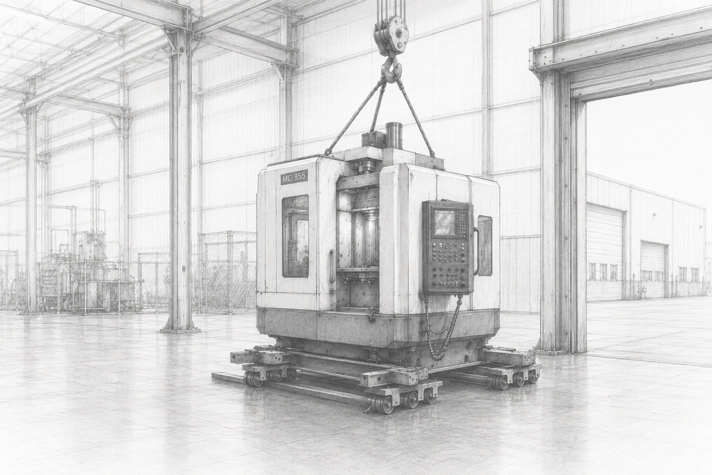 Relocation of single machines