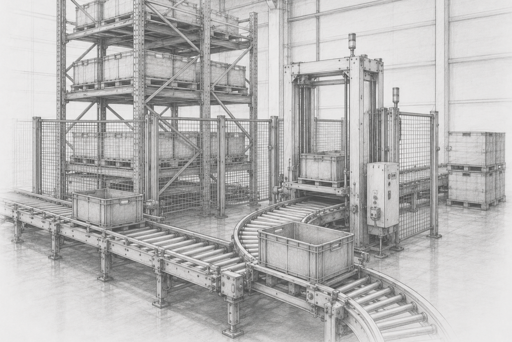 Automated warehouses and intralogistics systems