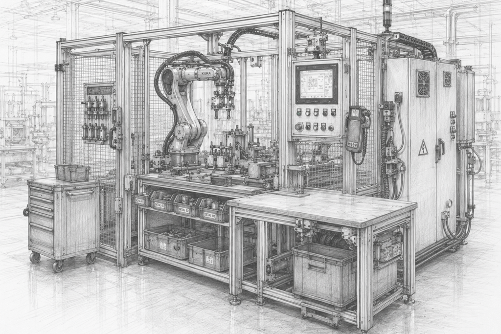 Robotic cells and special chambers