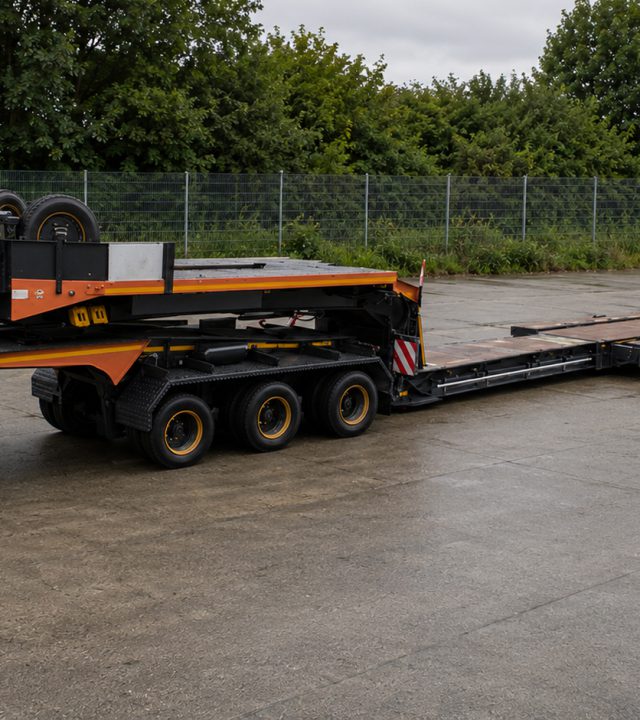 Construction machine delivery