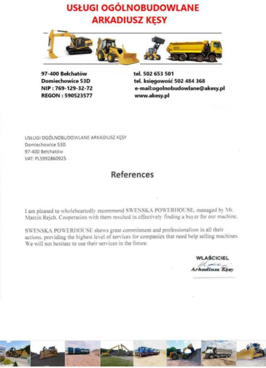 Referencja SWENSKA 09