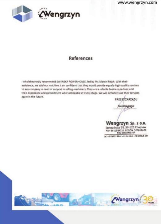 Referencja SWENSKA 35