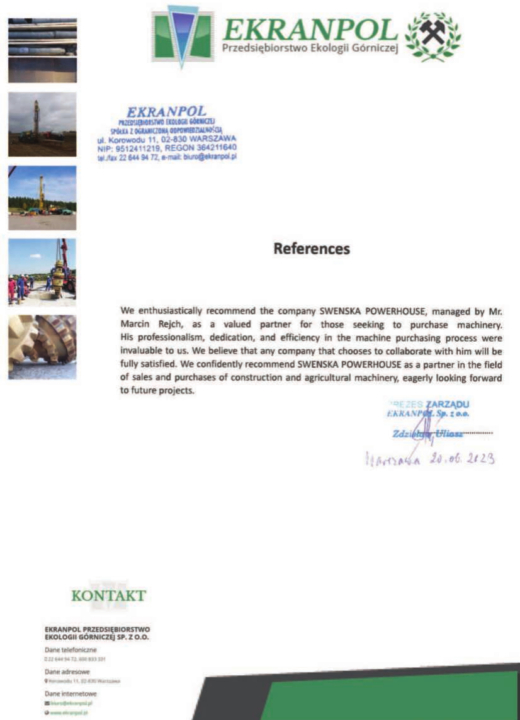 Referencja SWENSKA 42
