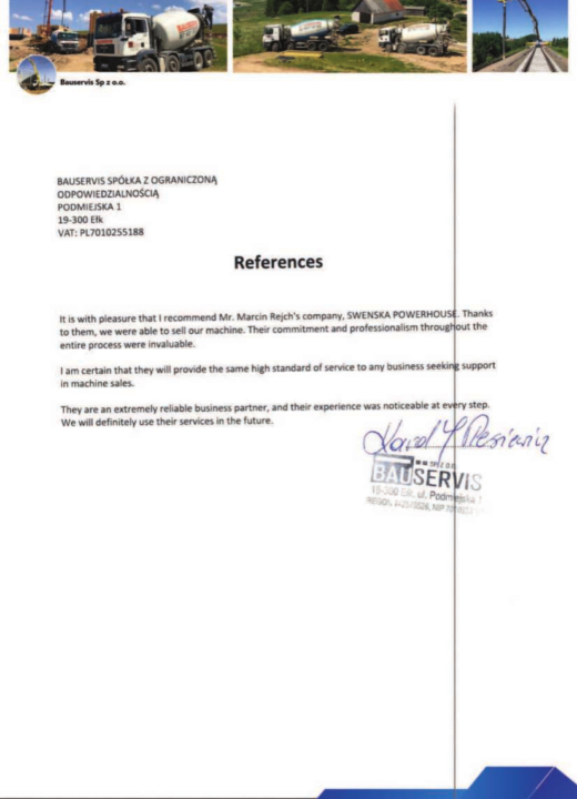 Referencja SWENSKA 79