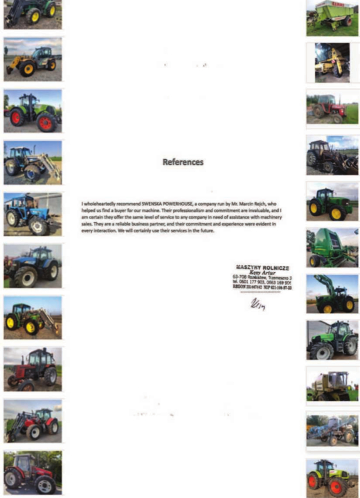 Referencja SWENSKA 95