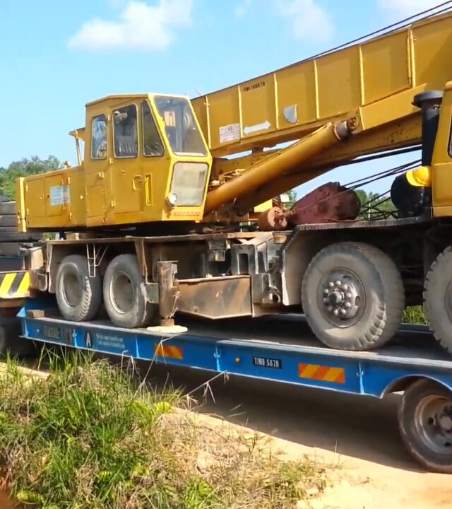 Transport dźwigu Stalowa Wola – Ciechanowiec-Rawa Mazowiecka