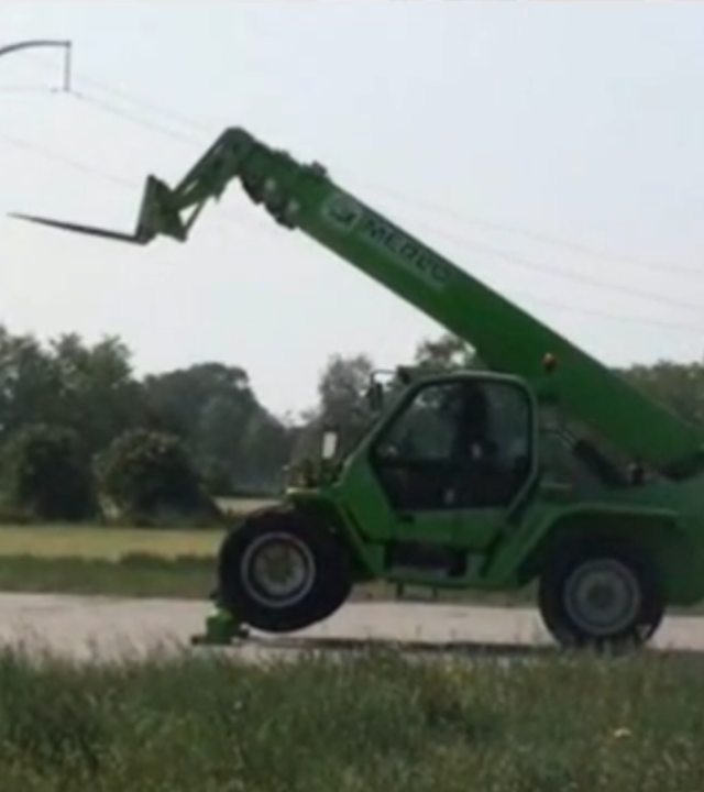 Transport ładowarki Merlo 40.17 – Ruda Śląska-Wałbrzych